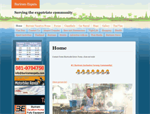 Tablet Screenshot of buriramexpats.com